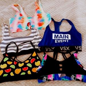 Lot (5) Victoria's Secret PINK SPORT Bras